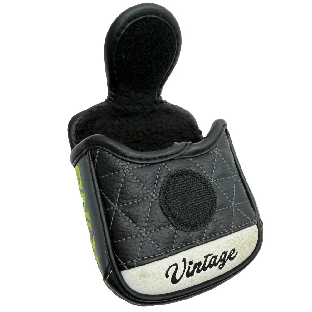 Cobra King Vintage Mallet Putter Headcover Black Gray Lime SIK Face Technology